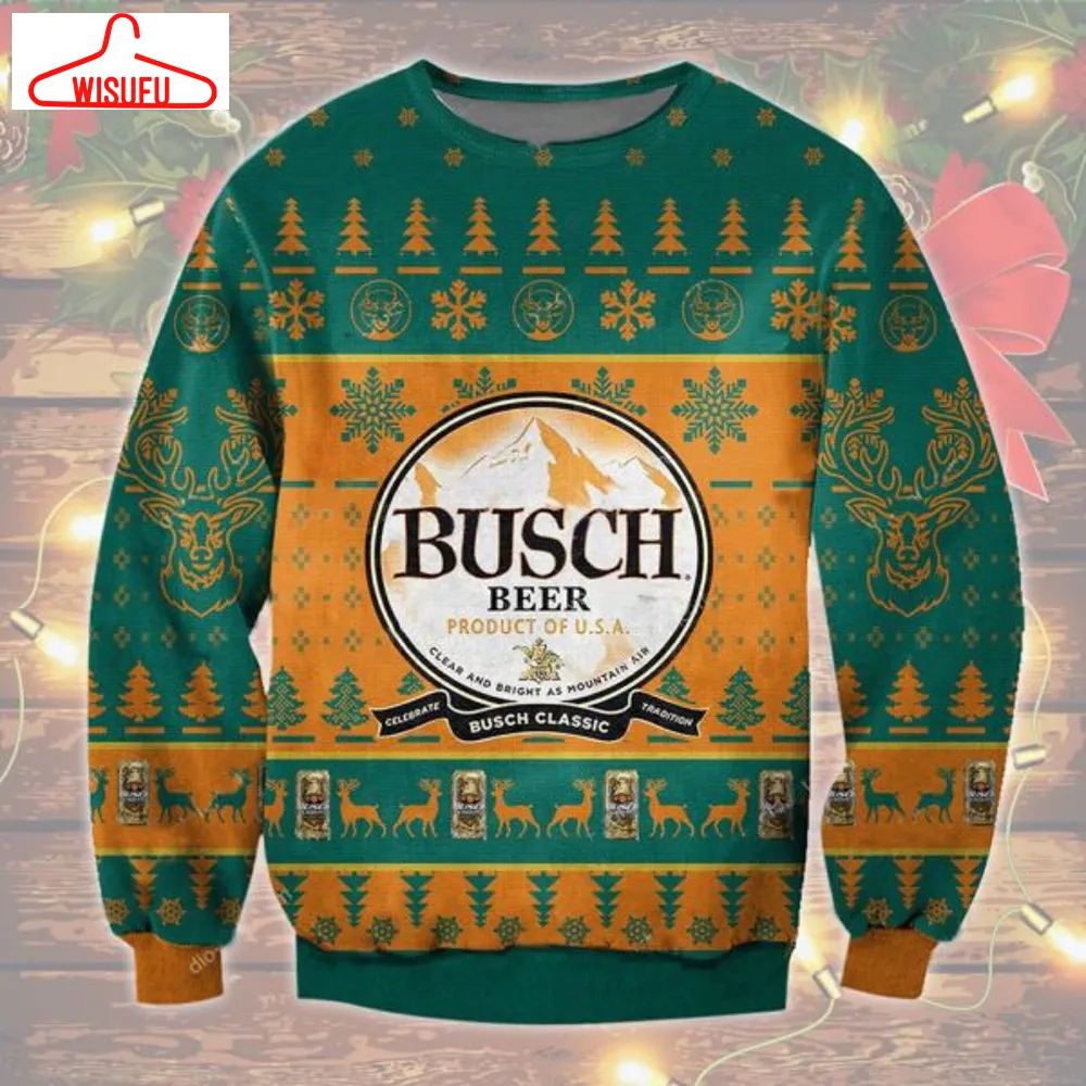 Bush Beer Ugly Christmas Sweater