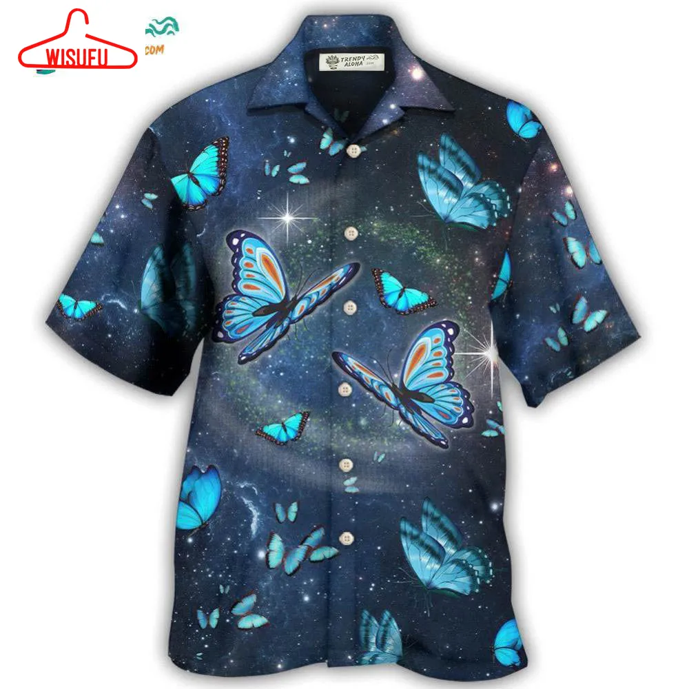 Butterfly I Believe There Are Angels Hawaiian Shirt- Wisufu Aloha