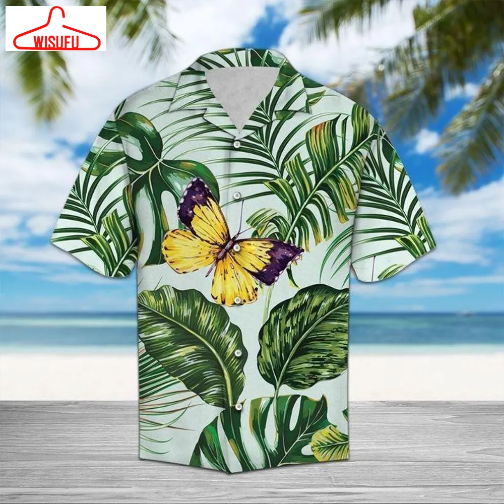 Butterfly Palm Hawaiian Shirt