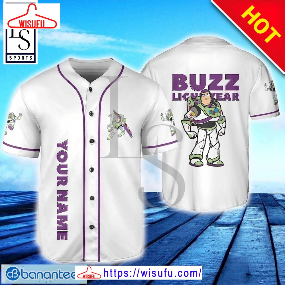 Buzz Lightyear Awesome Custom Name Baseball Jersey, New Fashion Gifts