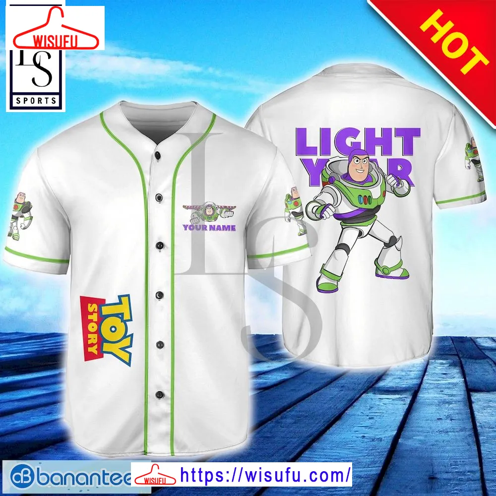 Buzz Lightyear Custom Name Baseball Jersey, New Fashion Gifts