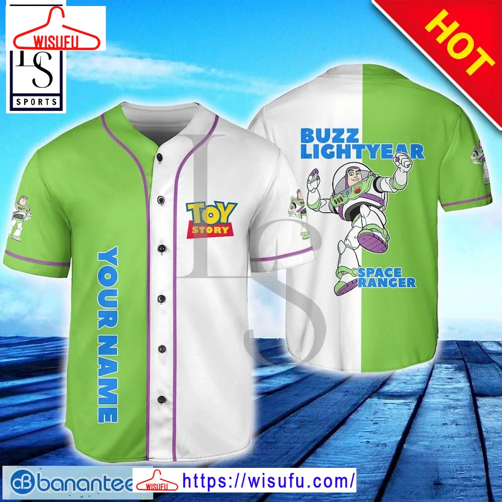 Buzz Lightyear Space Ranger Custom Name Baseball Jersey, New Fashion Gifts