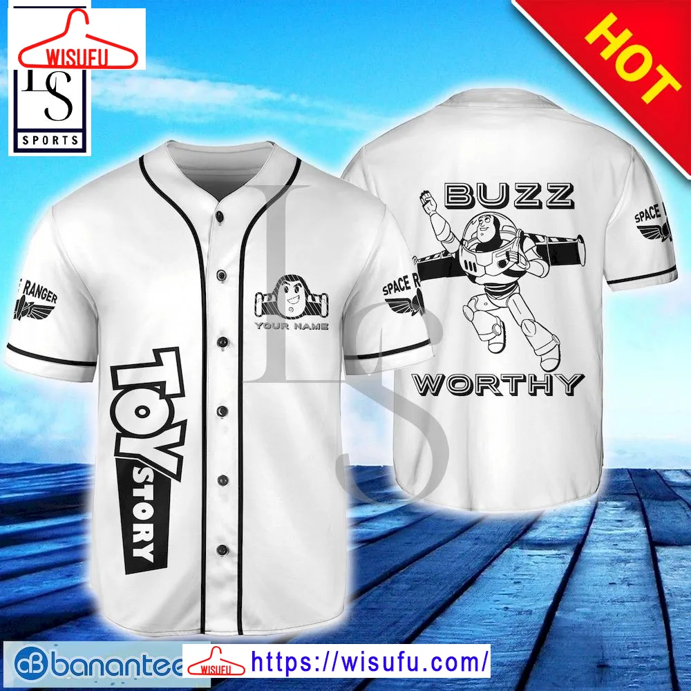 Buzz Worthy Black And White Style Custom Name Baseball Jersey, New Fashion Gifts