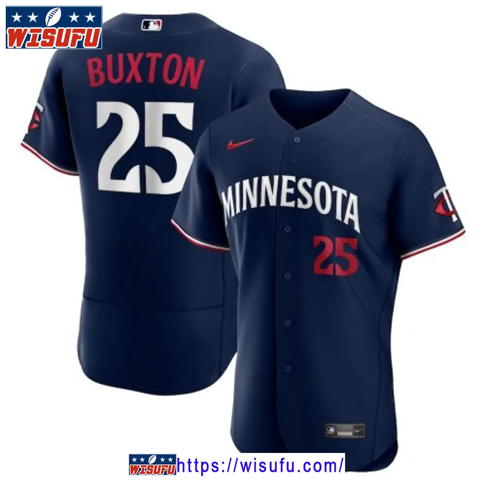 Byron Buxton 25 Minnesota Twins Alternate Player Elite Jersey - Navy