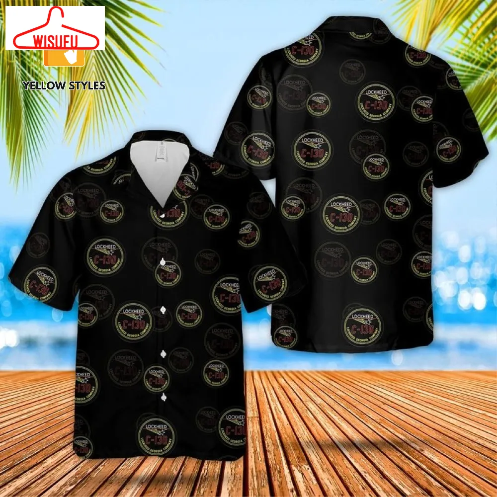 C-130 Yoke Lockheed C-130 Hercules Hawaiian Shirt, New Fashion Gifts