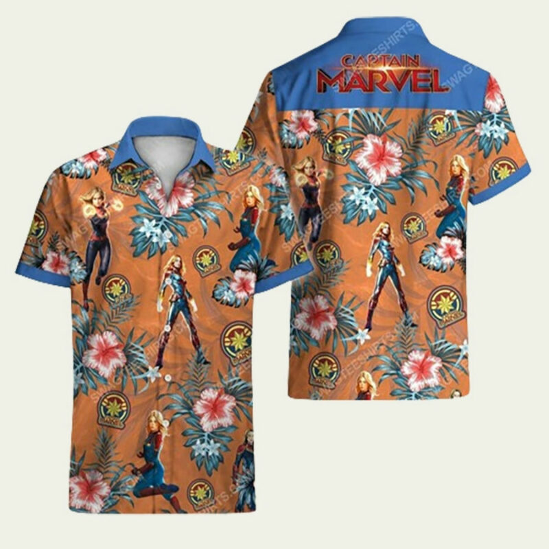 CAPTAIN AMERICA AVENGERS DISNEY MARVEL MOVIE HAWAIIAN SHIRT