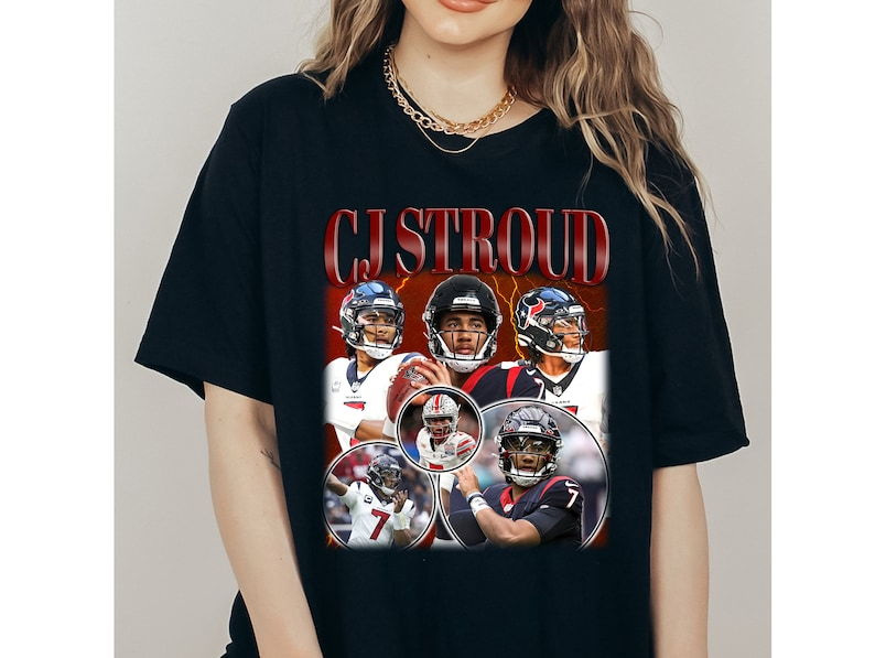 CJ Stroud Sweatshirt, CJ Stroud Tee, CJ Stroud Shirt, Vintage Sport Shirt, Football Shirt, Football T-Shirt, Gifts For Him, Dad Gifts