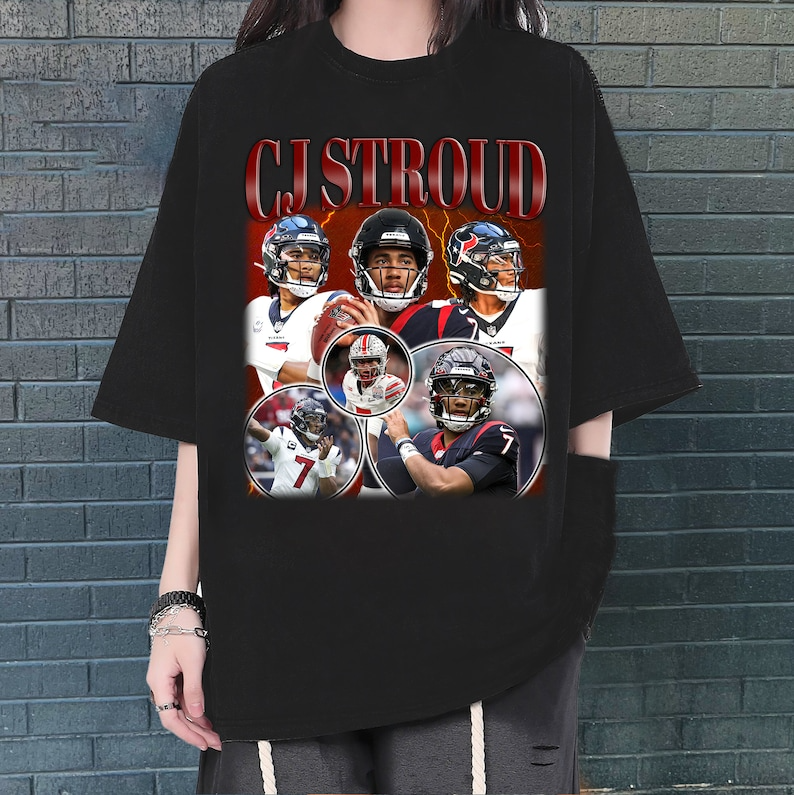 CJ Stroud T-Shirt, CJ Stroud Shirt, CJ Stroud Tees, Unisex Shirt, Vintage Shirt, Retro T-Shirt, Trendy T-Shirt, Couples Shirt