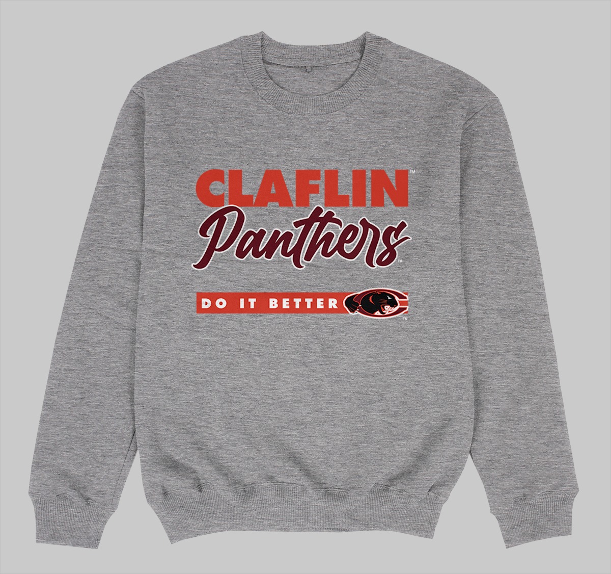 CLAFLIN DOES IT BETTER GREY SWEATSHIRT GREY COLOR