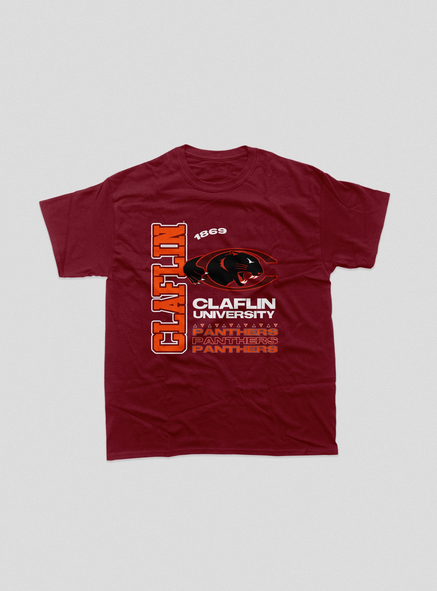 CLAFLIN TOUR TEE MAROON COLOR