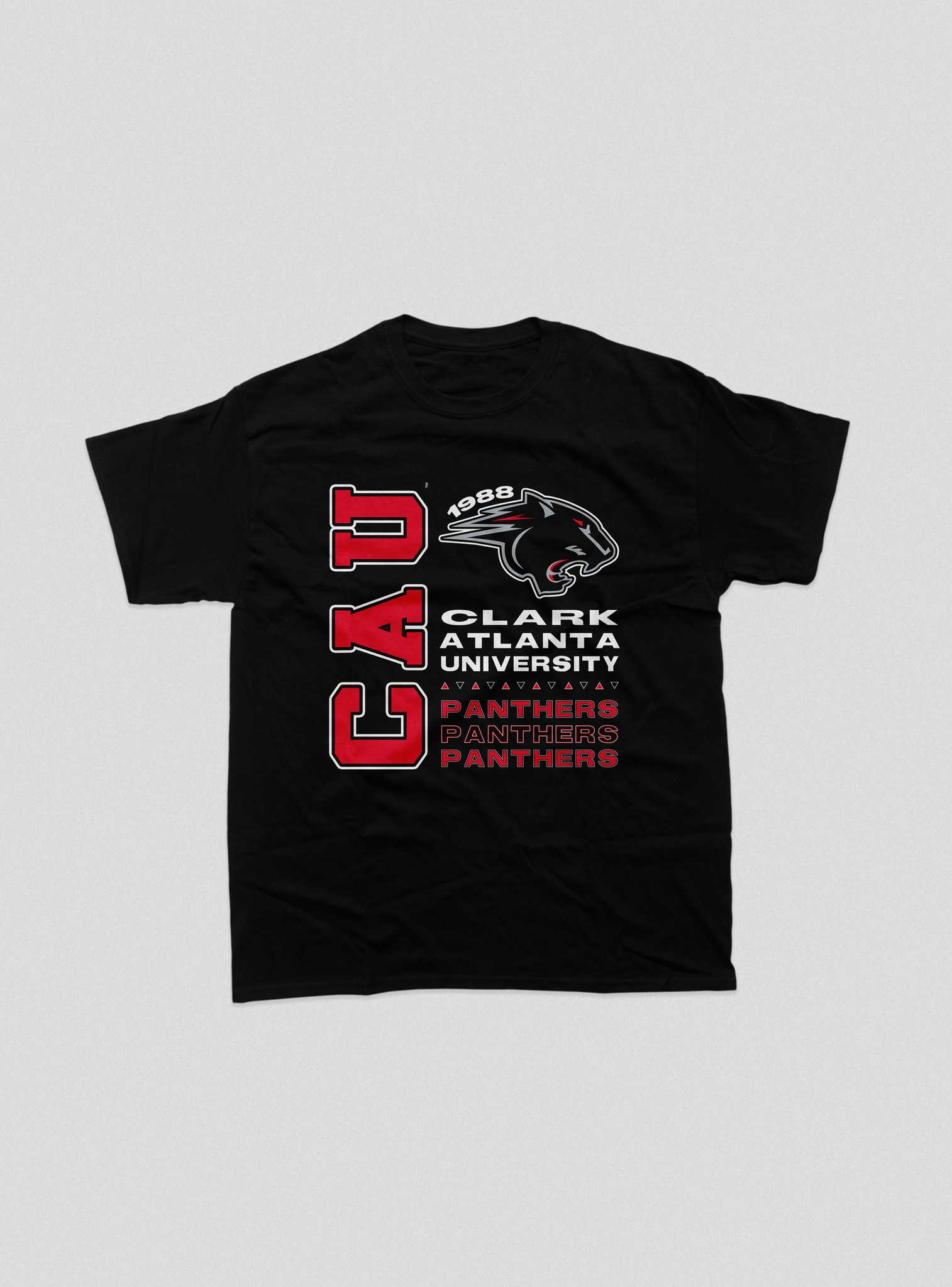 CLARK ATLANTA TOUR TEE BLACK COLOR