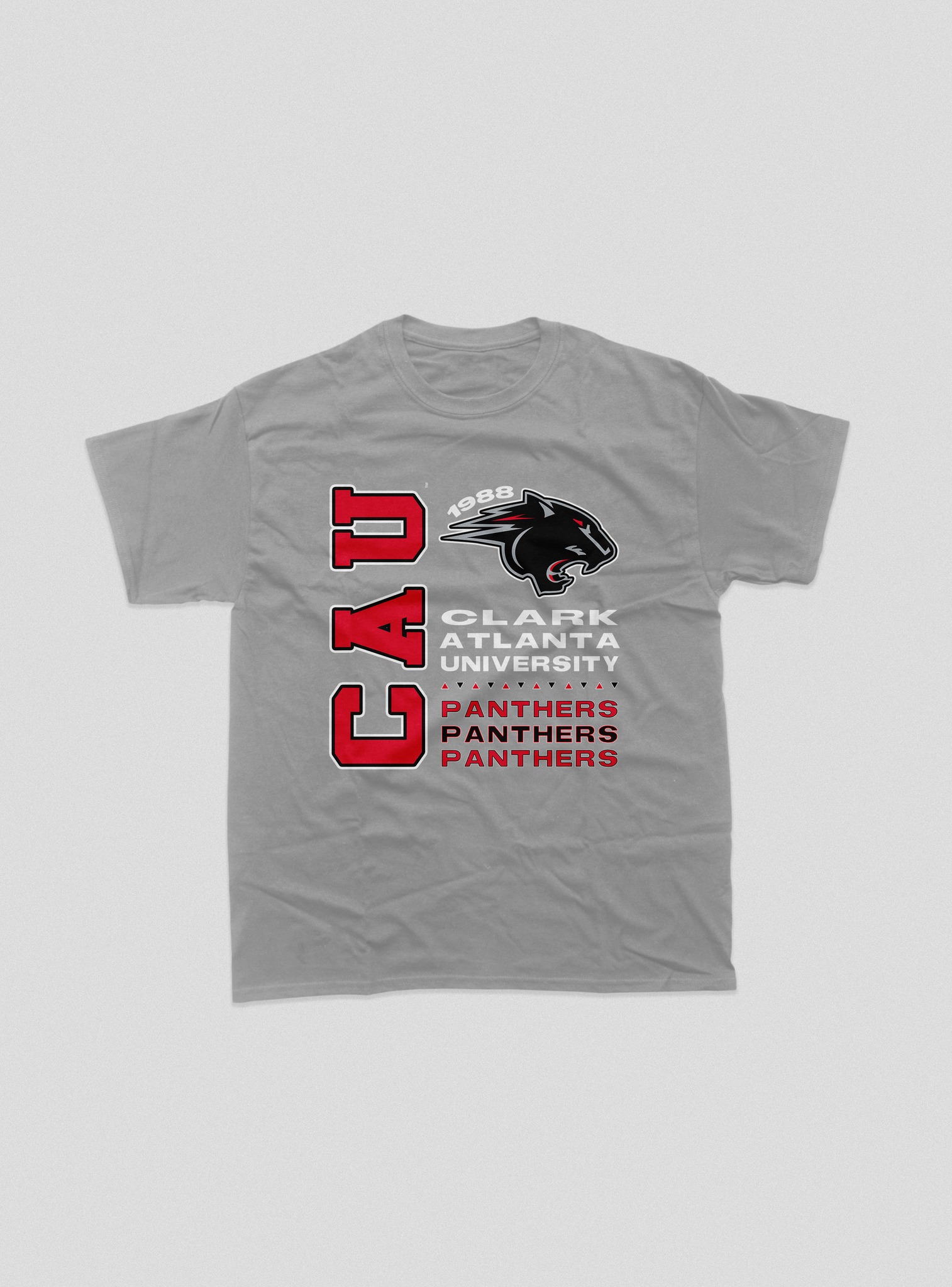 CLARK ATLANTA TOUR TEE GREY COLOR