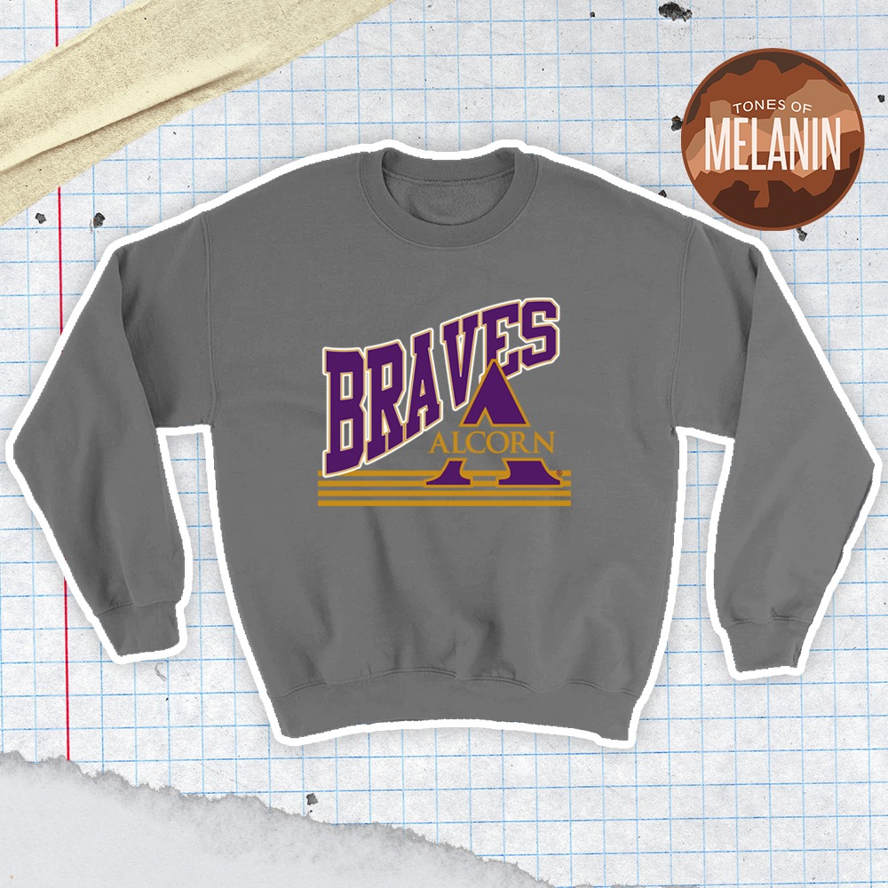 CLASSIC ALCORN STATE CREWNECK (GREY)