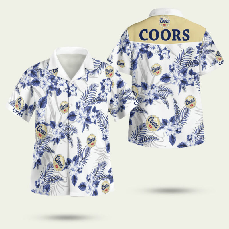 COORS BREWING COMPANY HAWAIIAN SHIRT