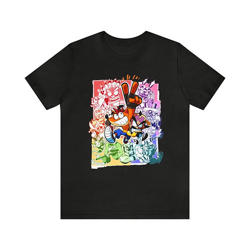 CRASH BANDICOOT Unisex Jersey Short Sleeve Tee