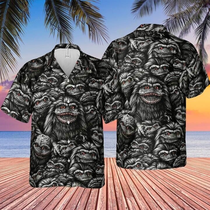 CRITTERS PATTERN HALLOWEEN HAWAIIAN S, Birthday Gift Gift For Men, S-5XL US Size