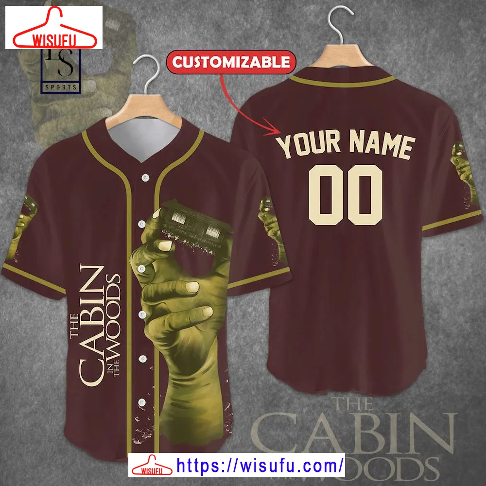 Cabin In The Woods Personalized Baseball Jersey, New Fashion Gifts