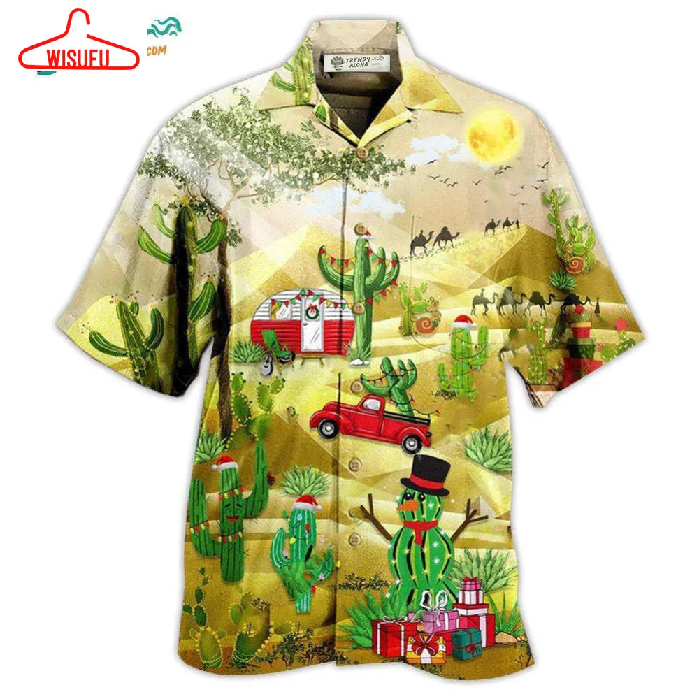 Cactus Christmas Life Is Better With A Cactus Hawaiian Shirt- Wisufu Aloha