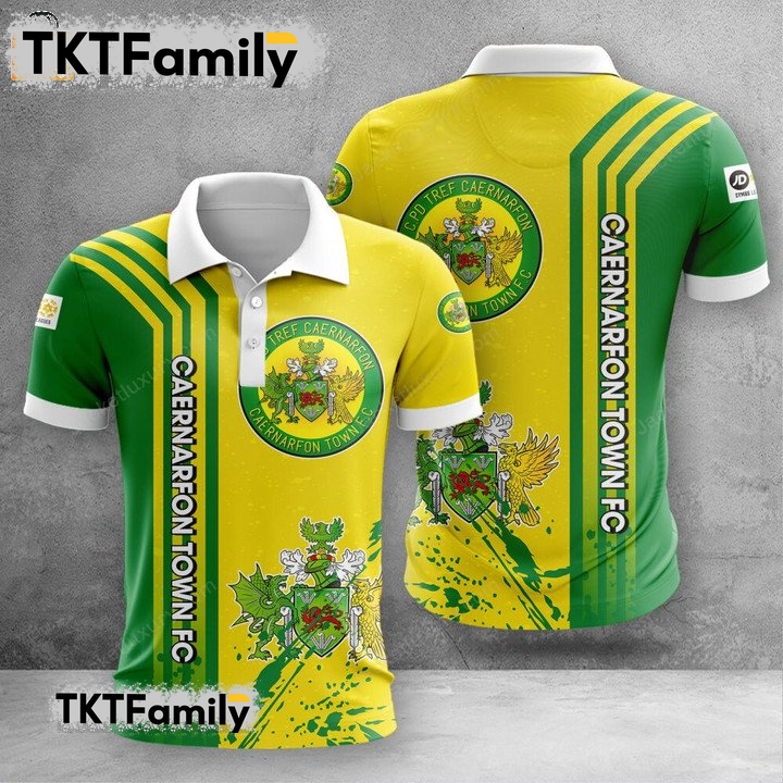 Caernarfon Town F.C Polo Shirt TKT Familys