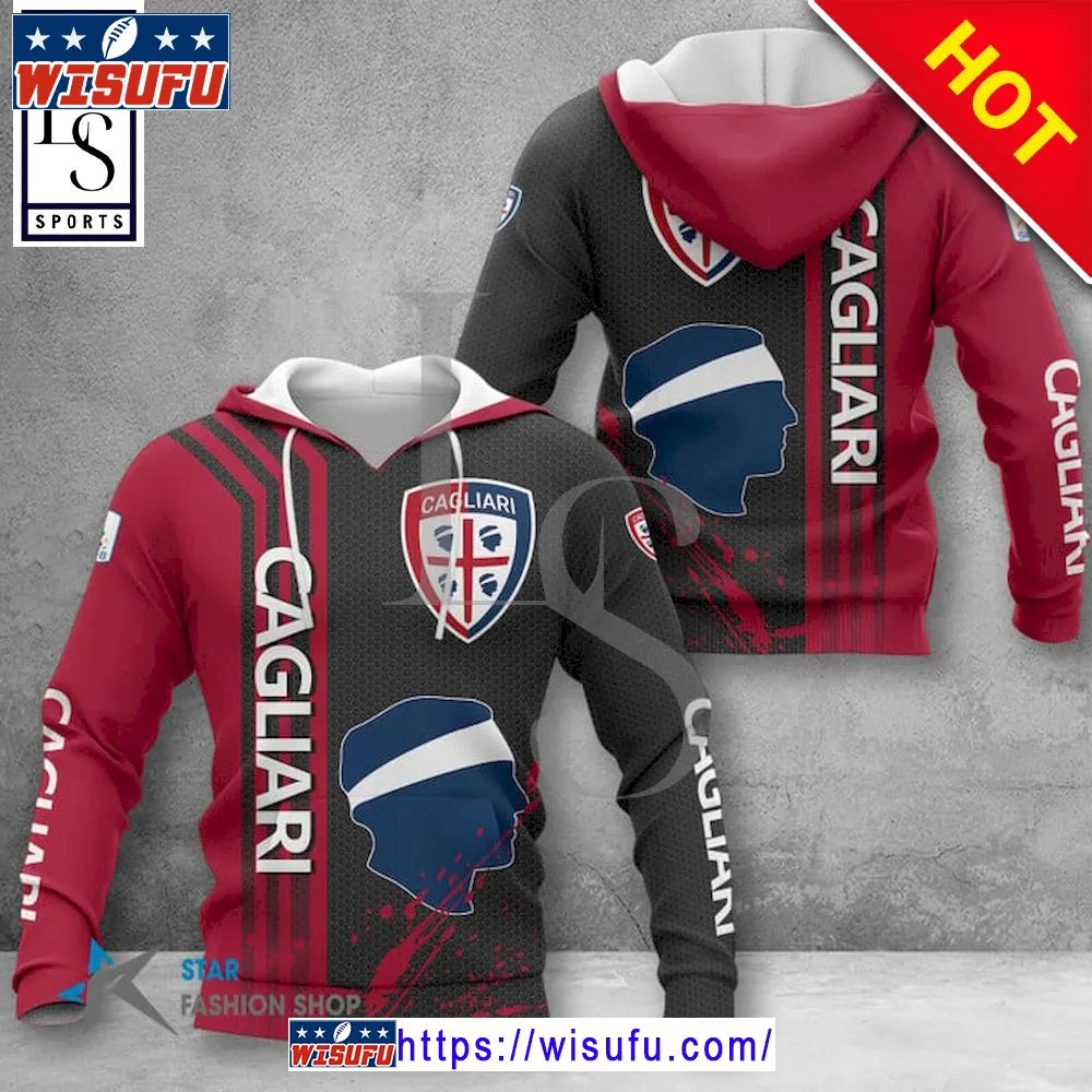 Cagliari Calcio Seria B Hoodie