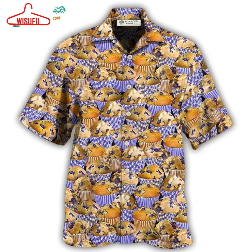 Cake Loves Baking Yummy Blueberry Cake Hawaiian Shirt- Wisufu Aloha