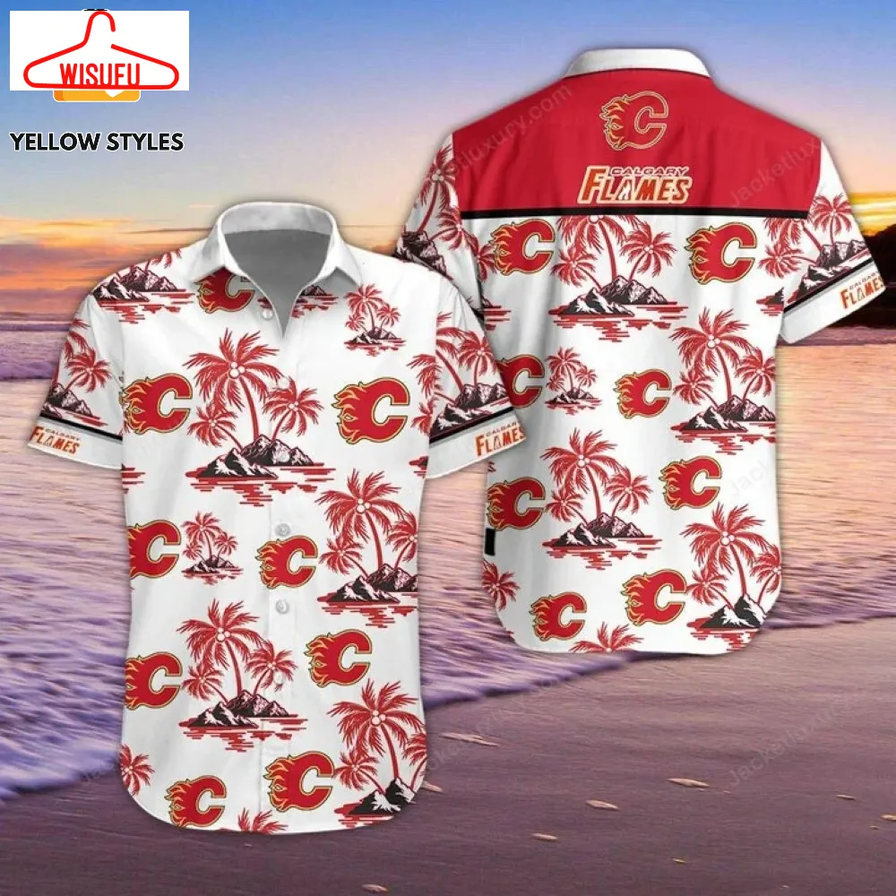 Calgary Flames Nhl 2024 Hawaiian Shirt, New Fashion Gifts