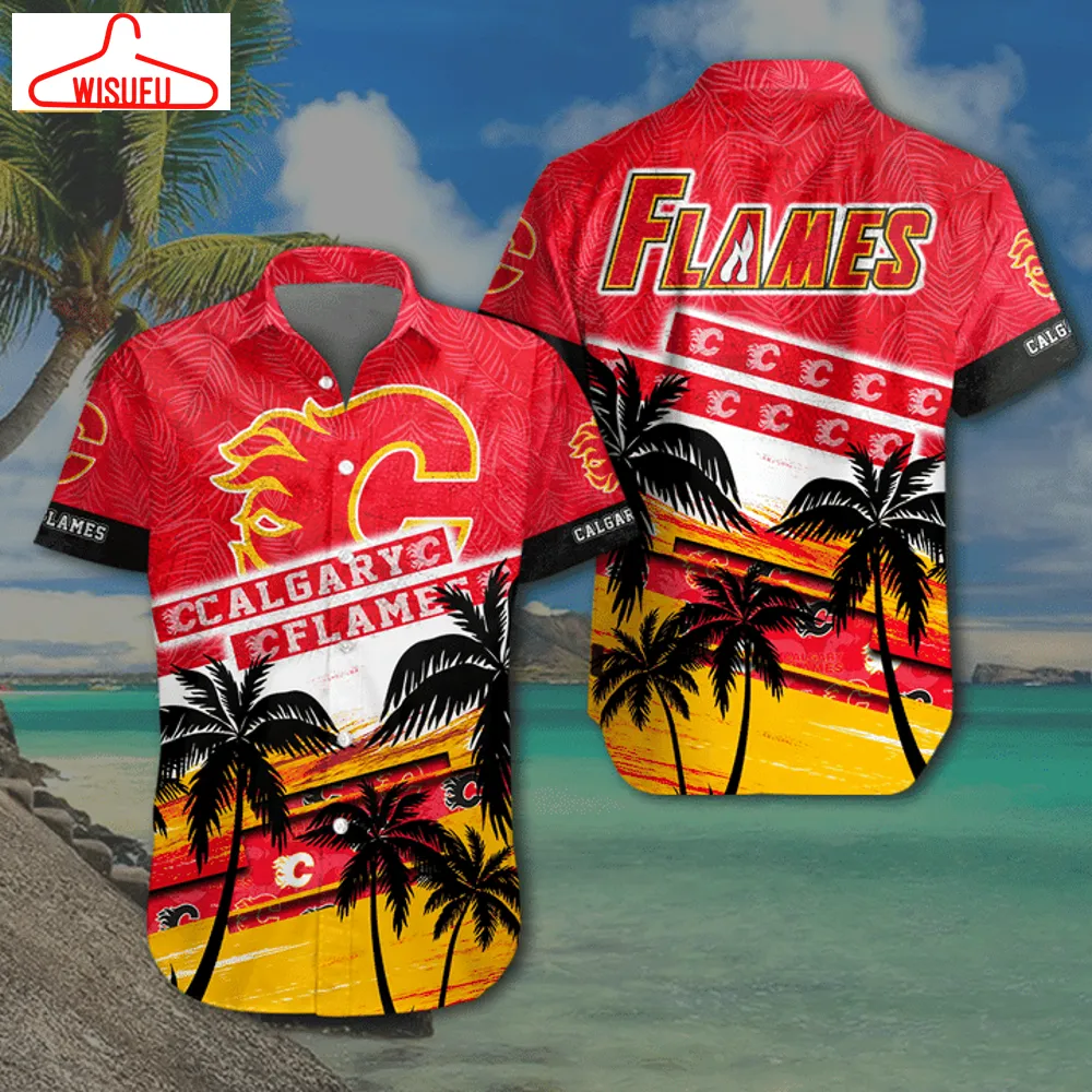 Calgary Flames Nhl Hawaiian Shirt, New Fashion Gifts
