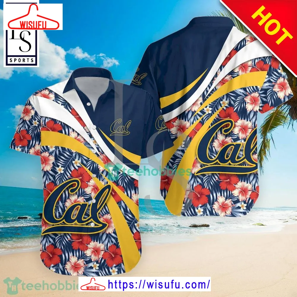 California Golden Bears N-caa Hibiscus Tropical Flower Hawaiian Shirt, New Fashion Gifts