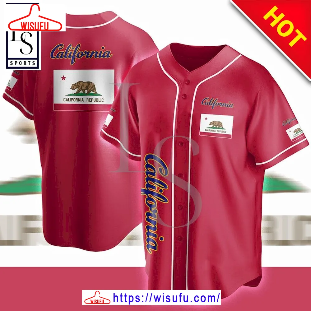 California Jersey Baseball Shirt, New Fashion Gifts