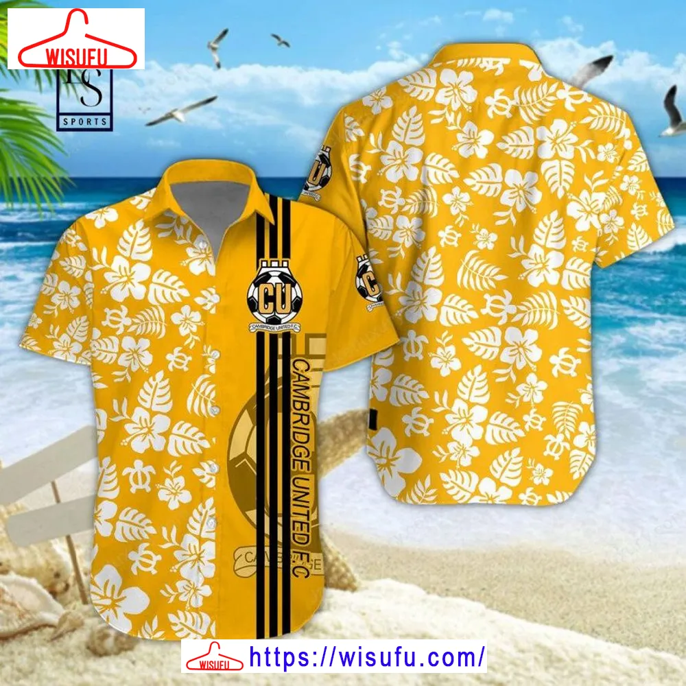 Cambridge United Fc 3d Hawaiian Shirt, New Fashion Gifts