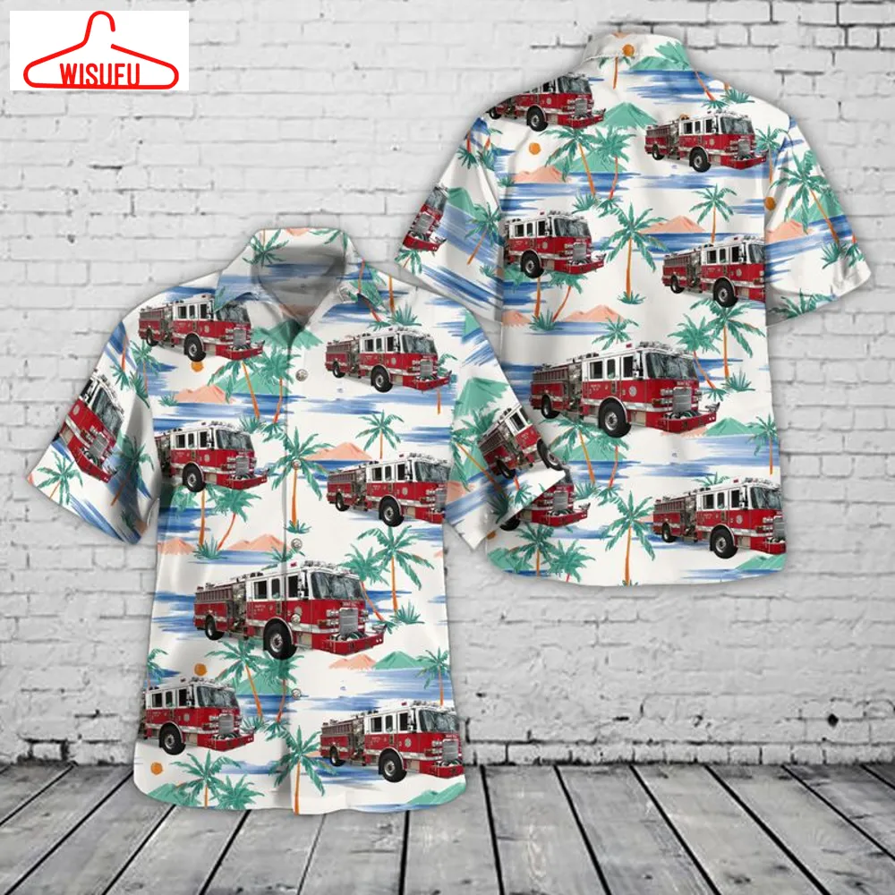 Camden County New Jersey Cherry Hill Fire Department Hawaiian Shirt, New Fashion Gifts