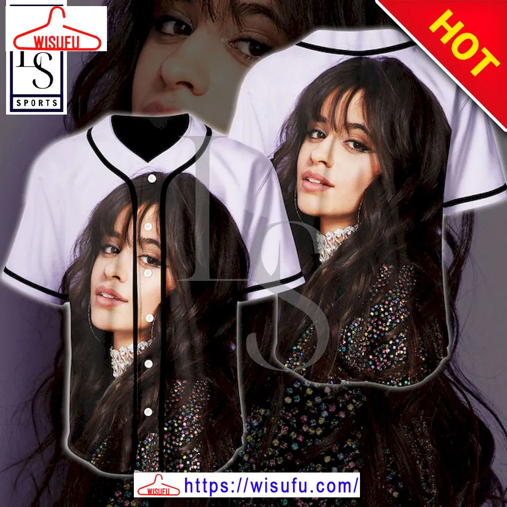 Camila Cabello Celebrity Baseball Jersey, New Fashion Gifts