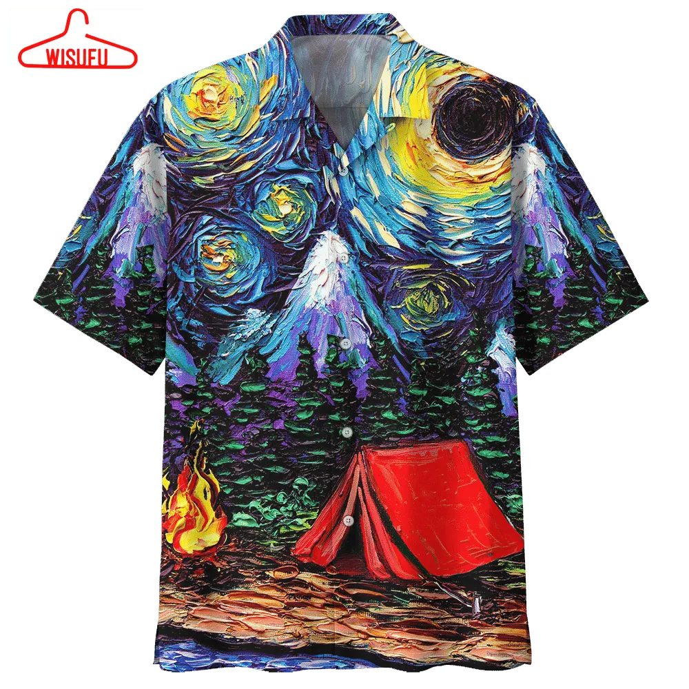 Camping Hawaiian Shirt - Lvb-cam0511b01-ctd, New Hawaiian Holiday Outfits, New Fashion Gifts