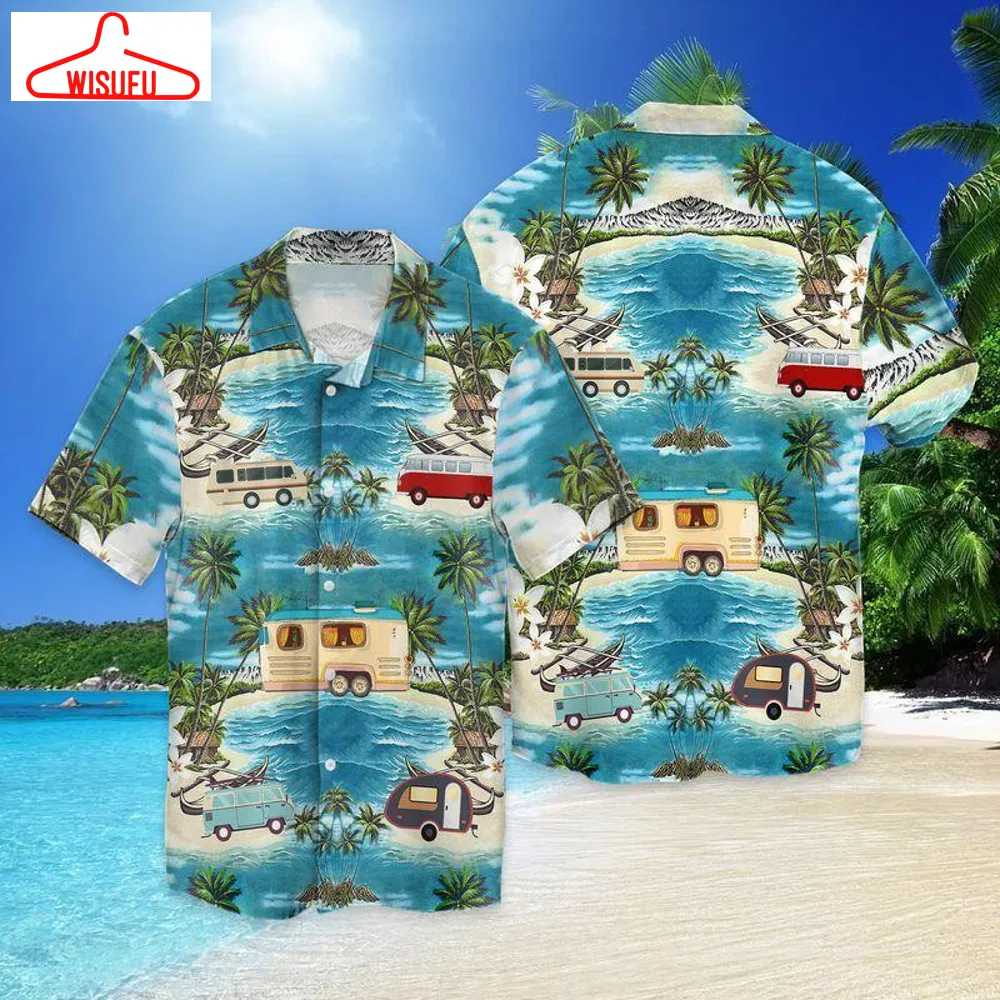 Camping Hawaiian Shirt