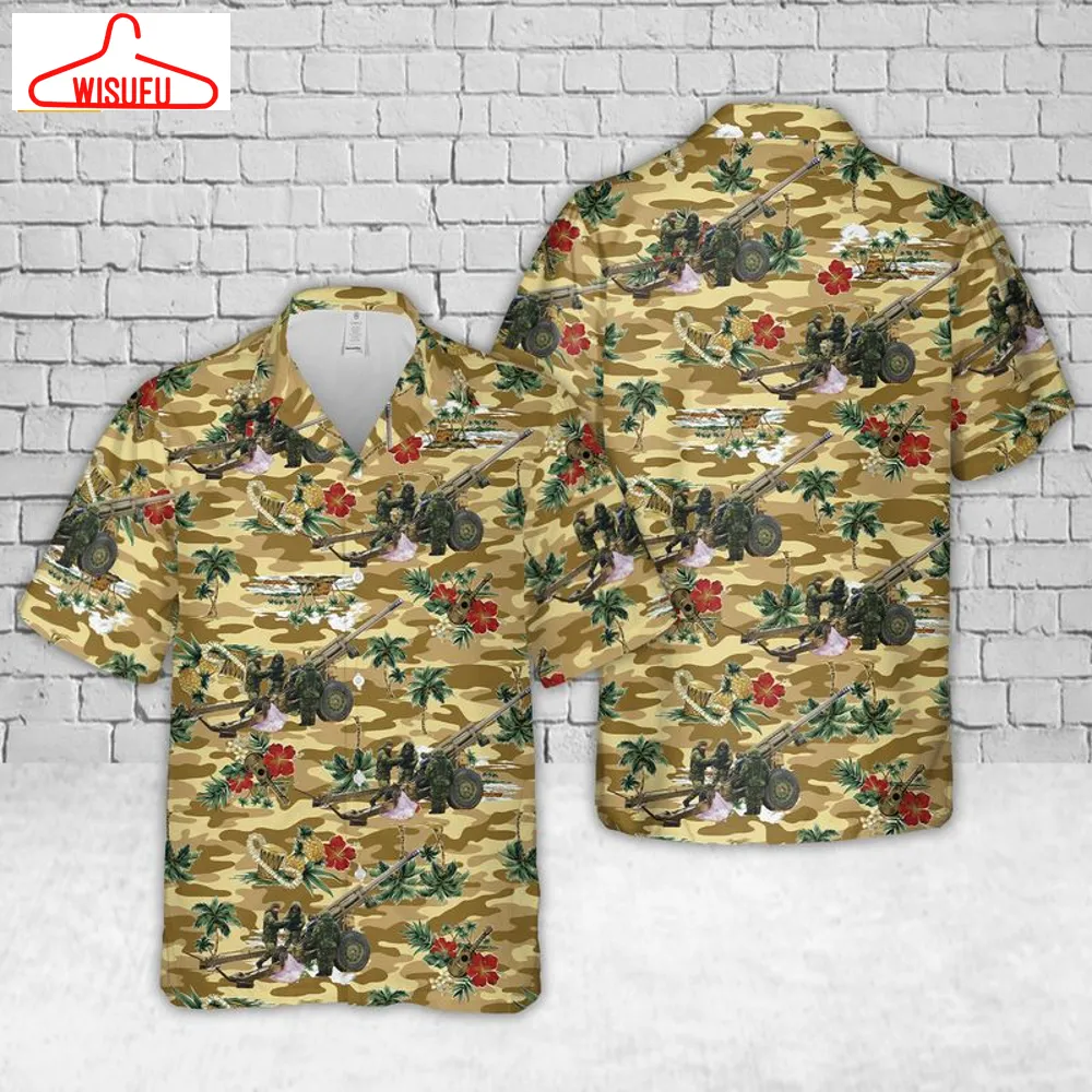 Canadian Army C3 105-mm Howitzer Hawaiian Shirt, New Fashion Gifts