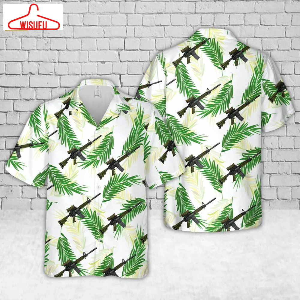 Canadian Army Colt Canada C8a3 Carbine Automatic Rifle Hawaiian Shirt, New Fashion Gifts