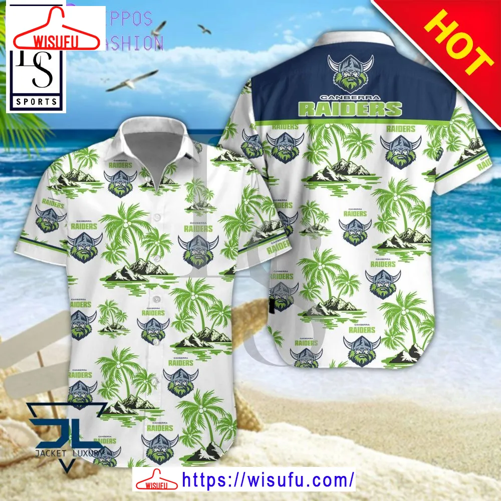 Canberra Raiders Nrl Hawaiian Shirt, New Fashion Gifts