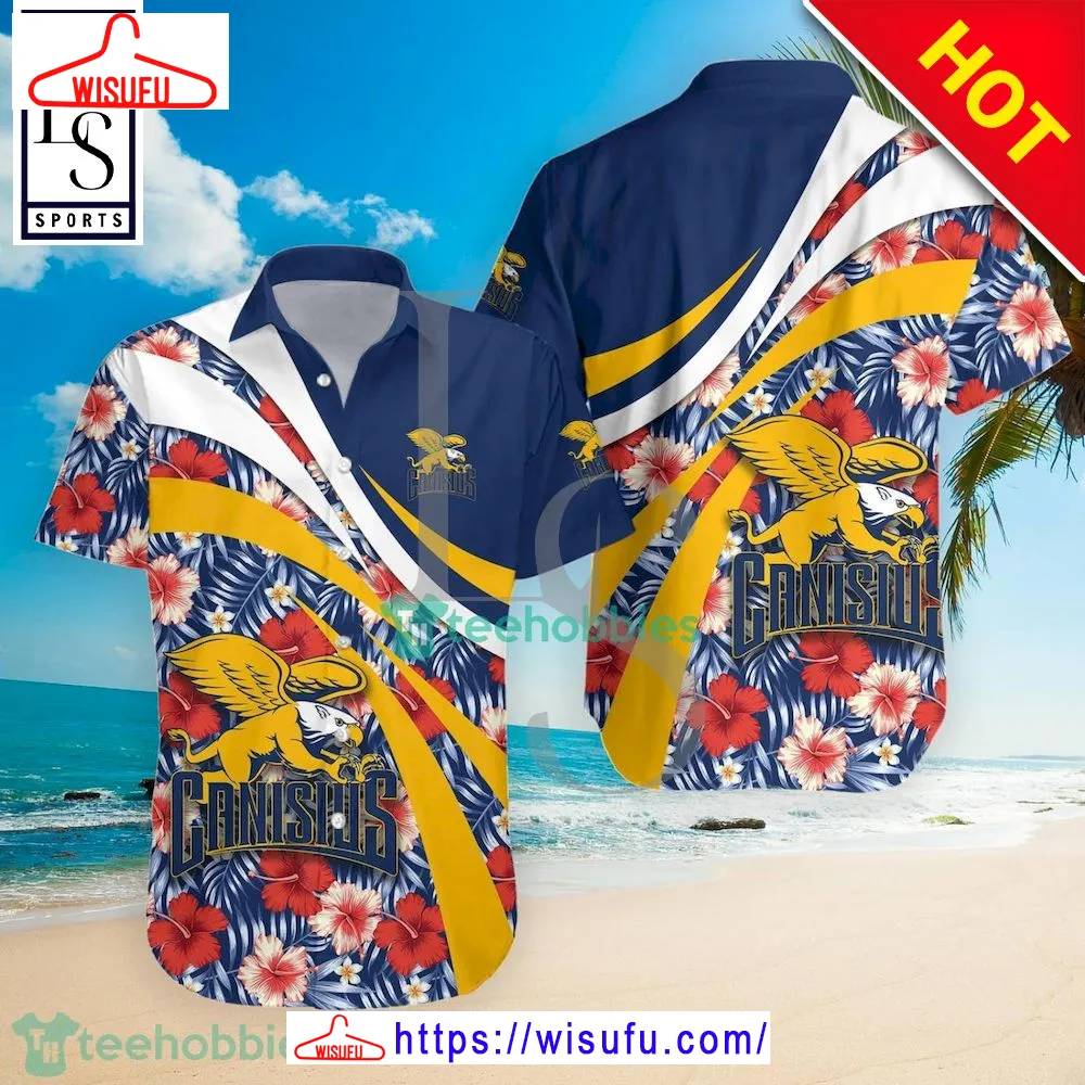 Canisius Golden Griffins Nc-aa Hibiscus Tropical Flower Hawaiian Shirt, New Fashion Gifts