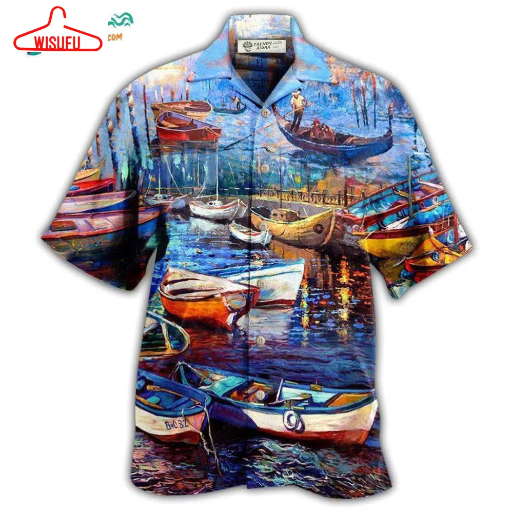 Canoe Life Is A Jouney Enjoy The Ride Art Style Hawaiian Shirt- Wisufu Aloha