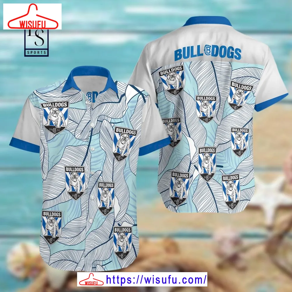 Canterbury Bankstown Bulldogs Summer Hawaiian Shirt, New Fashion Gifts