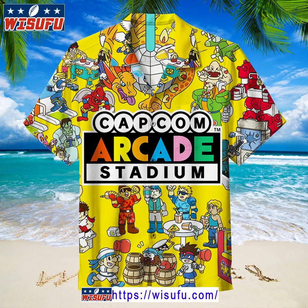 Capcom Arcade Stadium Hawaiian Shirt