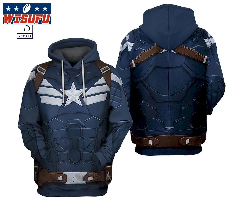 Captain America Unise-x Hoodie