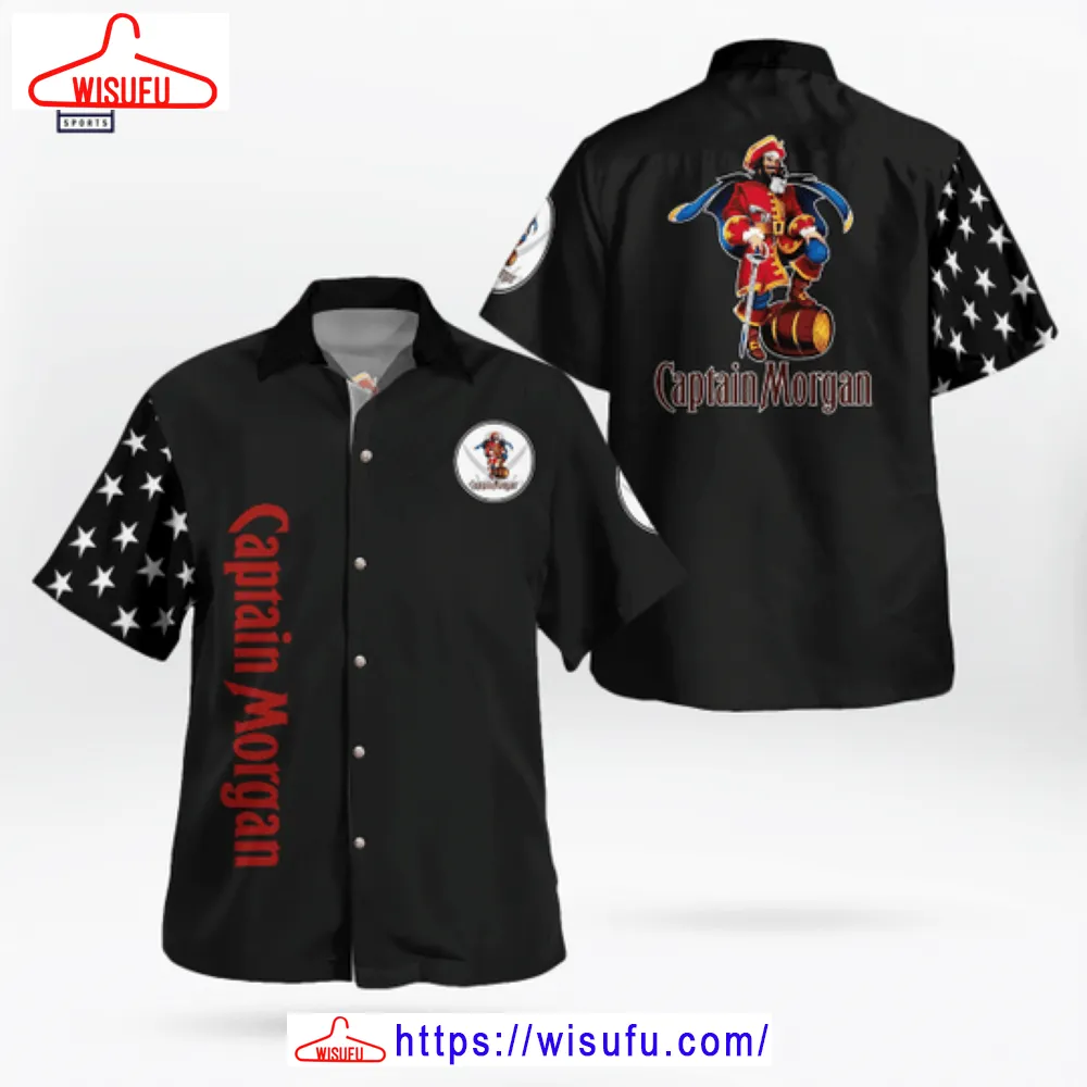 Captain Morgan Black Hawaiian Shirt, New Fashion Gifts