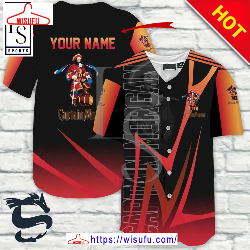 Captain Morgan Esport Personalized Baseball Jersey, New Fashion Gifts