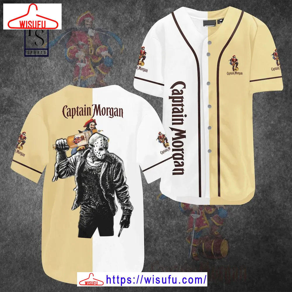 Captain Morgan Halloween Baseball Jersey, New Fashion Gifts