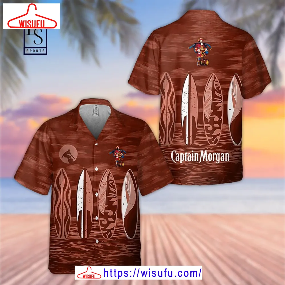 Captain Morgan Hawaiian Shirt, New Fashion Gifts