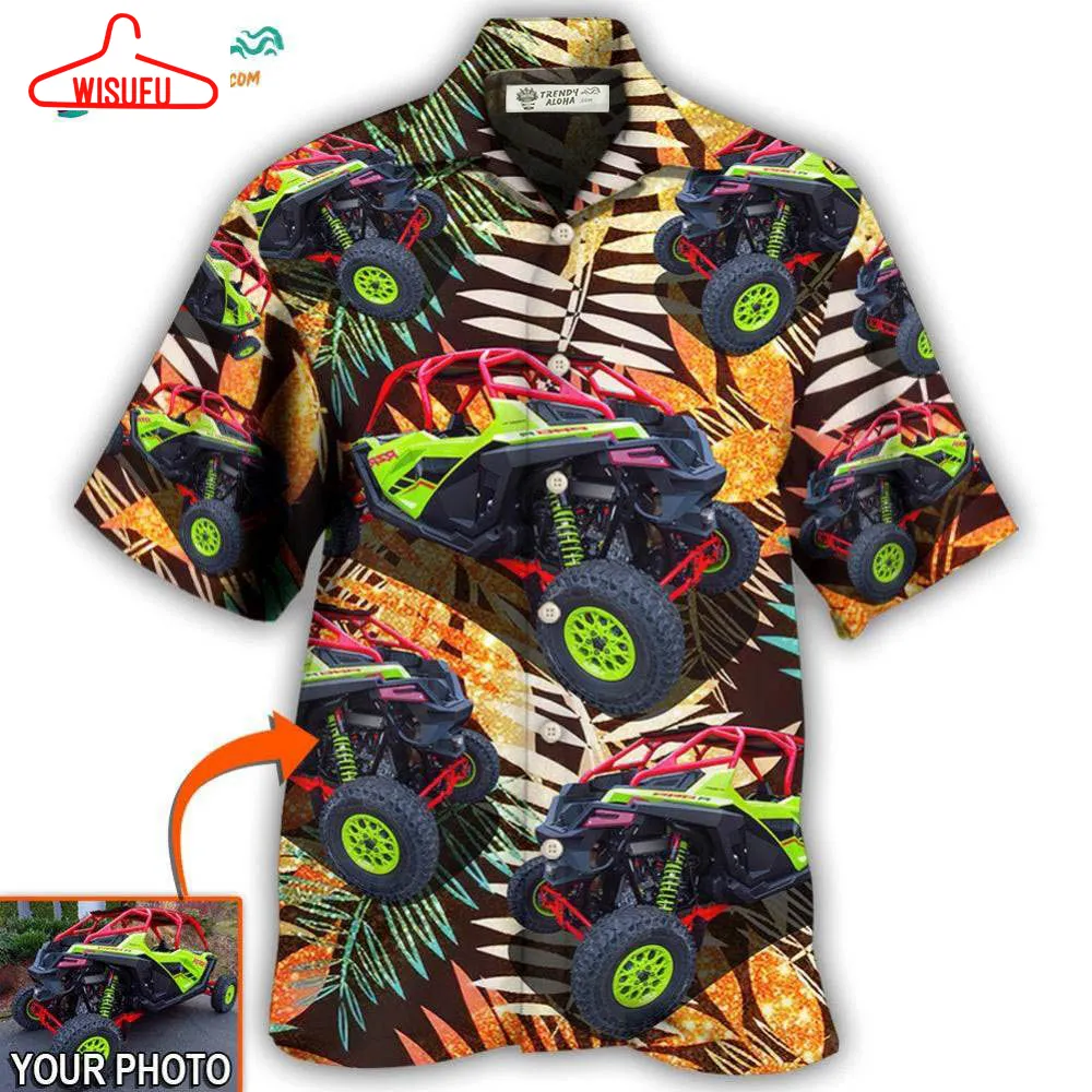 Car Polaris Pro Tropical Custom Photo Hawaiian Shirt- Wisufu Aloha