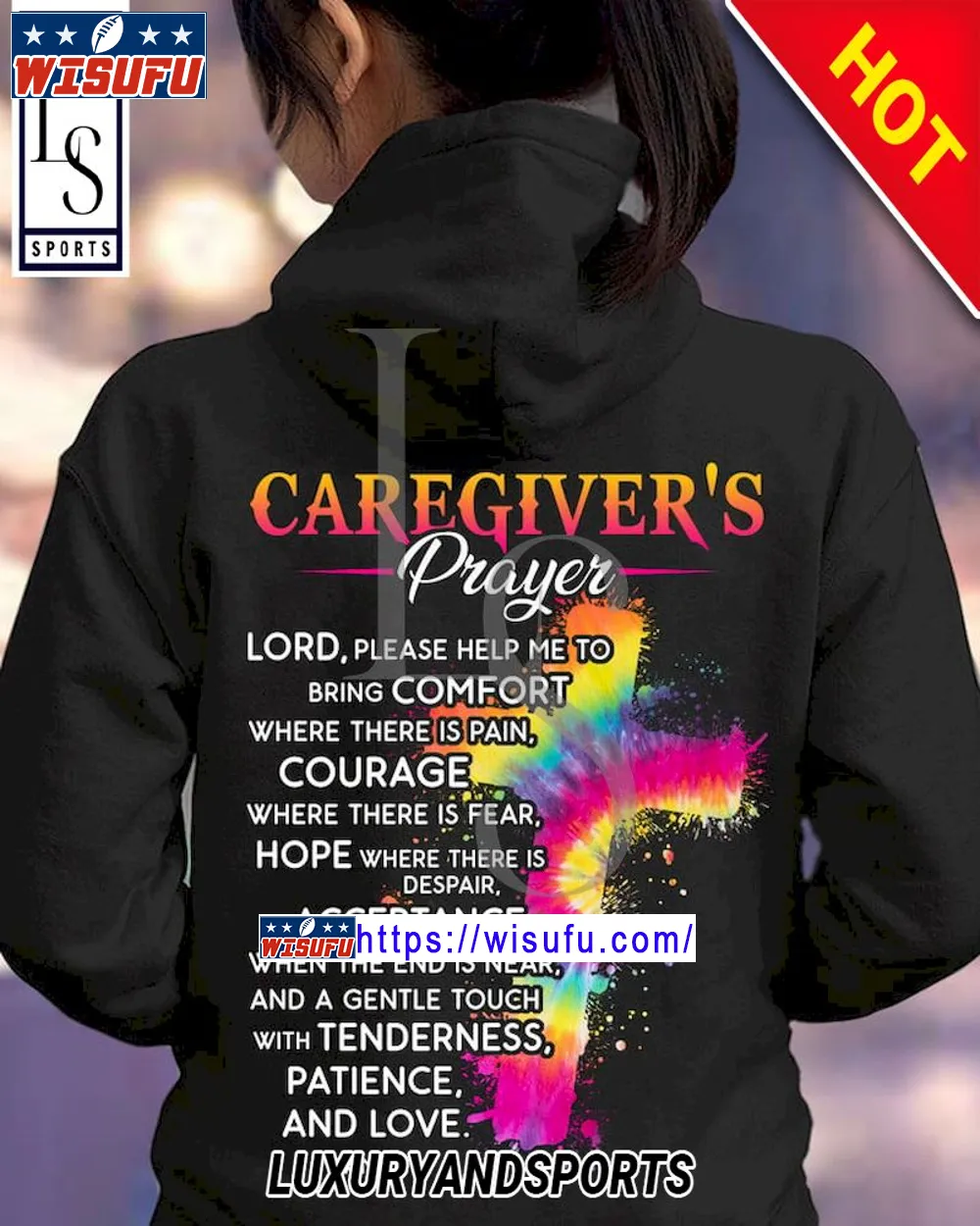 Caregiver Prayer Lover Hoodie