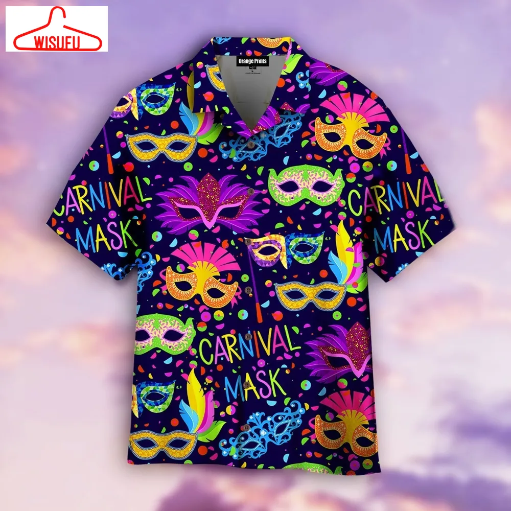 Carnival Mardi Gras Party Hawaiian Shirt