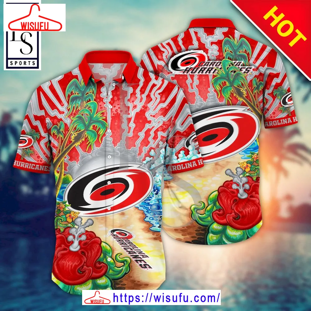 Carolina Hurricanes Aloha Island Hawaii Shirt, New Fashion Gifts